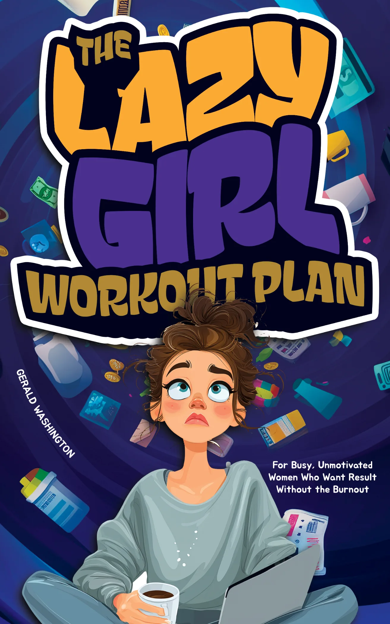 Book cover design sample for a self-published author