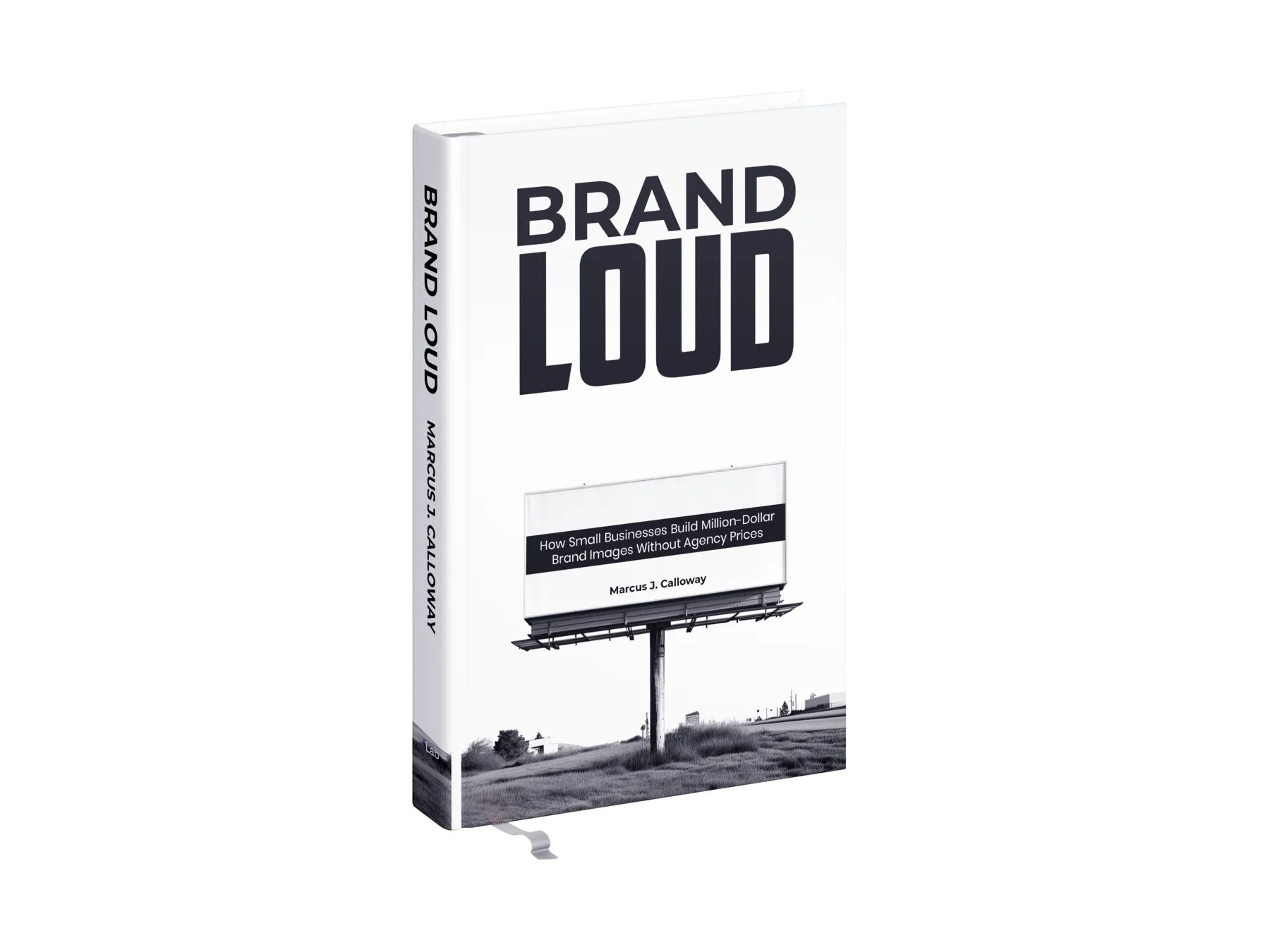 Brand Loud hardcover mockup